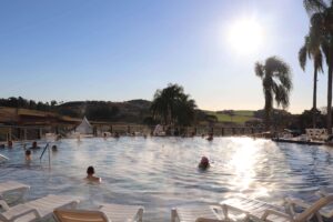piscina com águas termais em Thermas de Machadinho piscina com águas termais em Thermas de Machadinho